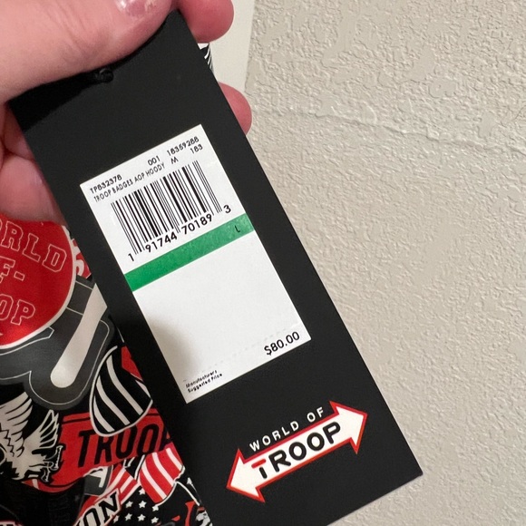 NWT World of Troop Hoodie - Picture 3 of 4